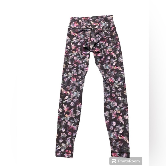 Lululemon wunder under floral leggings limited edition size 6 - Picture 1 of 6